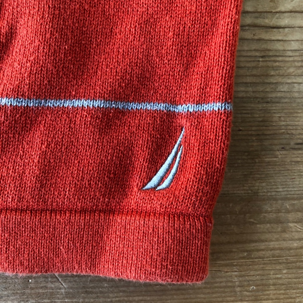 Nautica Men’s Zip Neck Cotton Sweater - Picture 7 of 12